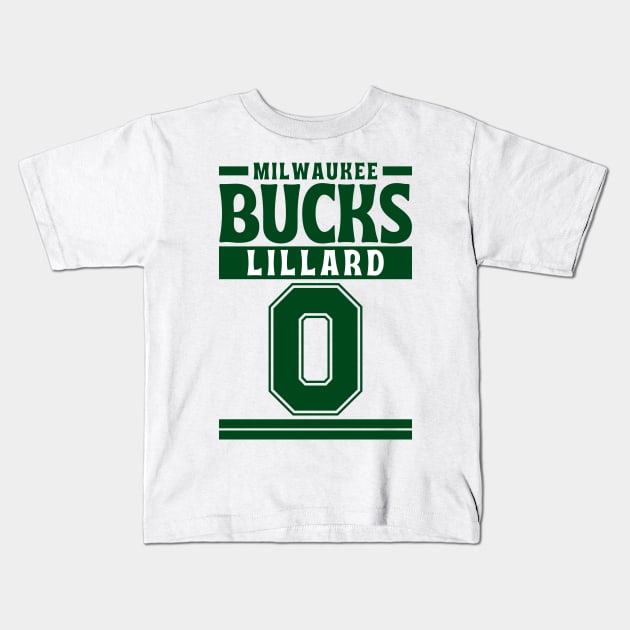 Milwaukee Bucks Lillard 0 Limited Edition Kids T-Shirt by Astronaut.co